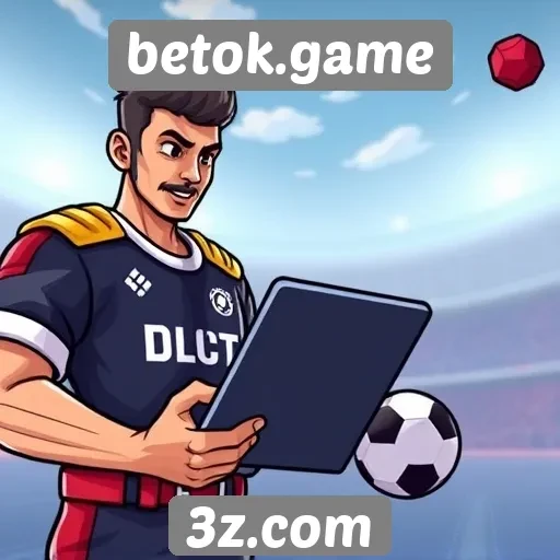 Overview das funcionalidades do site betok.game